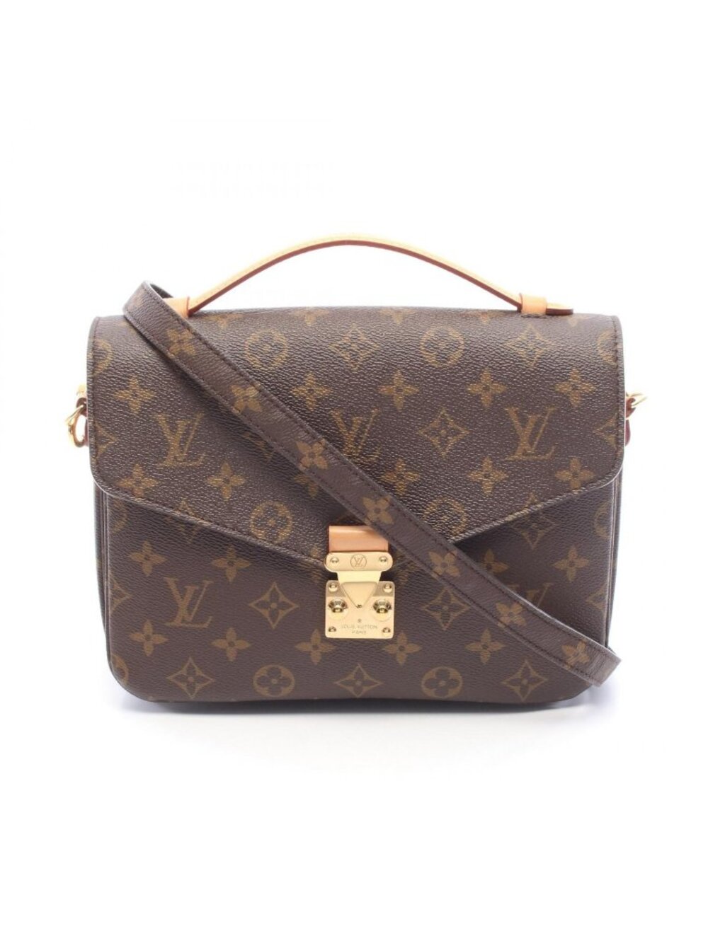 Louis Vuitton Handbag Pochette Metis MM Leather